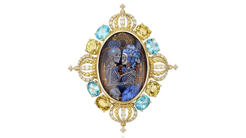 Lydia Courteille “Marie Antoinette Dark Side” ring